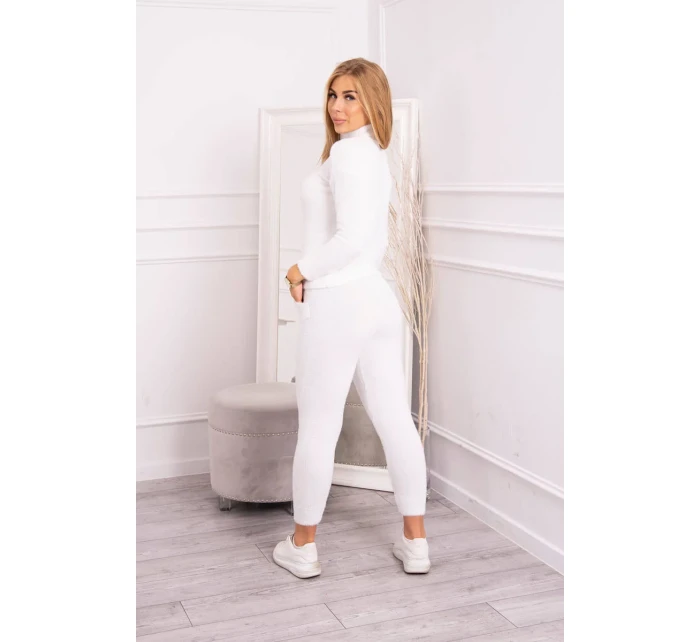 Dvoudílný svetrový set alpaka ecru Dvoudílný svetrový set alpaka ecru