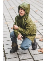 Dětské sněhule s rázovou podšívkou zateplené Khaki Big Star MM374123