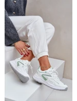 Dámské Sportovní Boty Big Star NN274A095 HI-POLY SYSTEM Bílá-Zelená Dámské Sportovní Boty Big Star NN274A095 HI-POLY SYSTEM Bílá-Zelená
