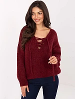 Jumper MI SW 0919.18 bordó