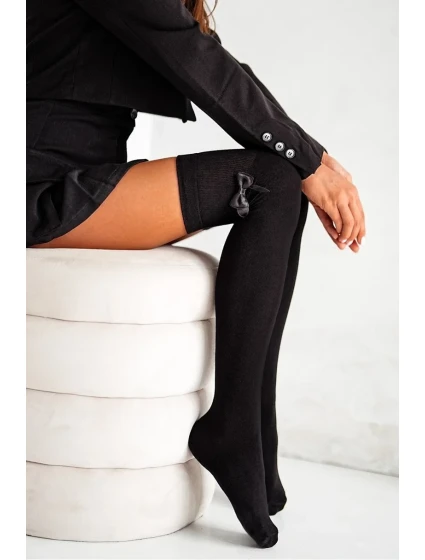 Bavlněné ponožky s mašlí 0774 Bavlněné ponožky s mašlí 0774