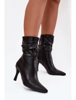 Boty na podpatku  model 217175 Step in style