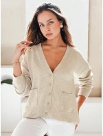 Dámský kardigan SORELIE béžový FashionStreet MY2511
