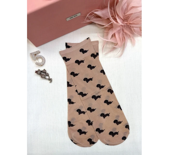 Dámské vzorované ponožky model 7465057 20 den - Magnetis