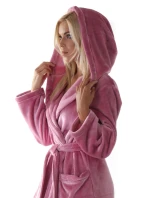 Dámský župan Siena s kapucí 3156 starorůžová - Vestis Dámský župan Siena s kapucí 3156 starorůžová - Vestis