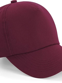 Beechfield B 25 5 panelová kšiltovka "Authentic" 53.0025 burgundy