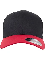 6 Panelová kšiltovka Wooly Combed black/red model 22412227 - Flexfit 6 Panelová kšiltovka Wooly Combed black/red model 22412227 - Flexfit