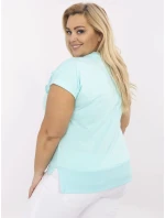 Bluzka RV BZ model 21072731 mietowy - FPrice Bluzka RV BZ model 21072731 mietowy - FPrice