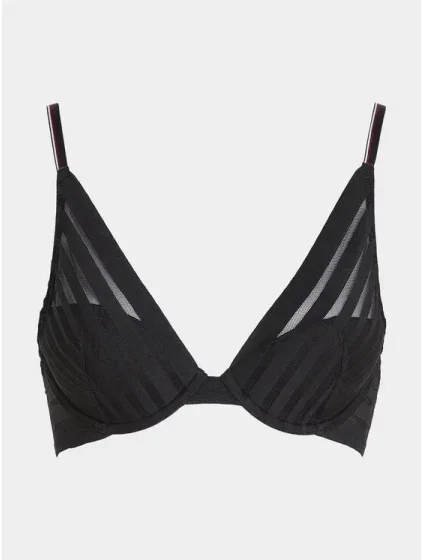 Dámská podprsenka UW0UW04744 BDS černá - Tommy Hilfiger