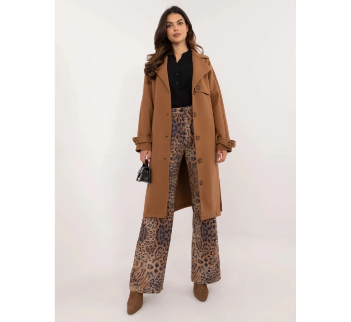 Dámský kabát TW EN BI 2209.71P Hnědá velbloudí - Och Bella