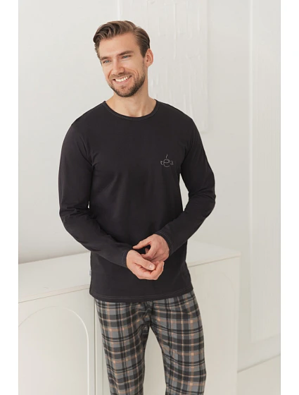 Pánské dlouhé pyžamo S–2XL model 22345728 - Taro