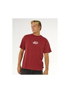 Pánské tričko RIP CURL Medina Inner Vision Spray Tee, červené
