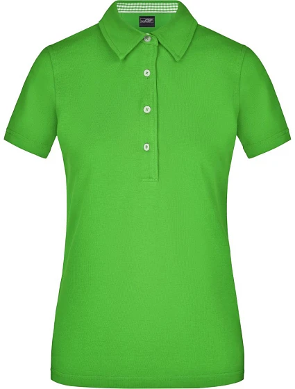Daiber JN 969 Dámské piqué polo "Plain" 02.0969 lime green/lime green/white Daiber JN 969 Dámské piqué polo "Plain" 02.0969 lime green/lime green/white