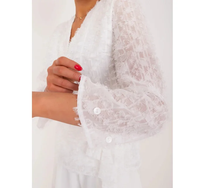 Dámská halenka LK BZ 509522 1.20 bílá - Lakerta