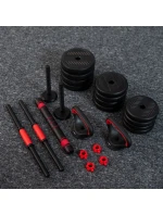 HMS SGN130 sada závaží 6v1 (činka, činky a kettlebell) 30 kg HMS SGN130 sada závaží 6v1 (činka, činky a kettlebell) 30 kg