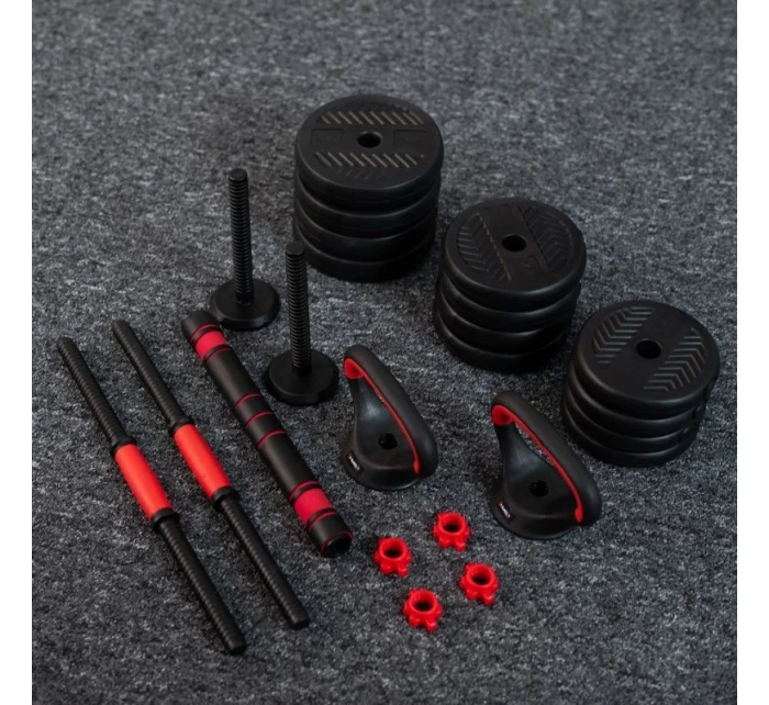 HMS SGN130 sada závaží 6v1 (činka, činky a kettlebell) 30 kg HMS SGN130 sada závaží 6v1 (činka, činky a kettlebell) 30 kg