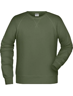 Pánská raglánová mikina 02. olive model 22415569 - Daiber