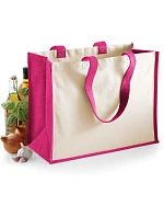 W 422 Jutová nákupní taška "Classic" model 22518492 fuchsia - Westford Mill W 422 Jutová nákupní taška "Classic" model 22518492 fuchsia - Westford Mill