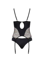 Korzet Casmir Lagerta barva:černá