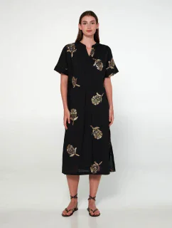 šaty s krátkými rukávy  model 19697469 - Vamp