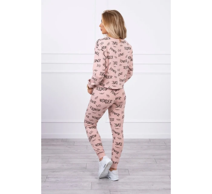 Statement set tmavě pudrově růžový Statement set tmavě pudrově růžový