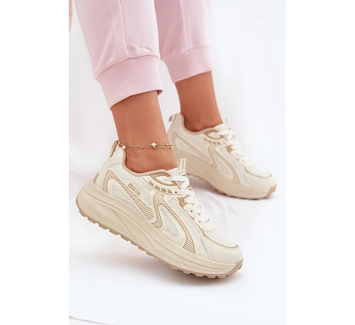 Dámské sportovní tenisky Big Star model 22073688 HIPOLY SYSTEM Béžové - Big Star Shoes