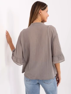 Koszula MI KS model 21219755 ciemny bezowy - FPrice