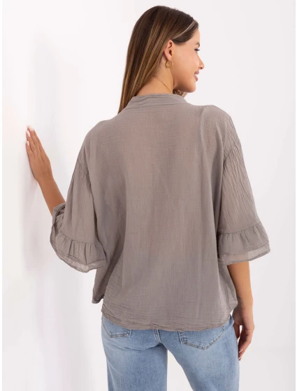 Koszula MI KS model 21219755 ciemny bezowy - FPrice