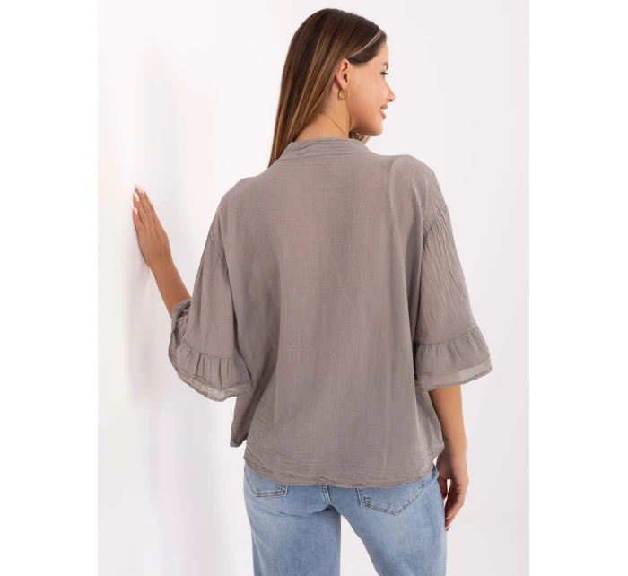 Koszula MI KS model 21219755 ciemny bezowy - FPrice