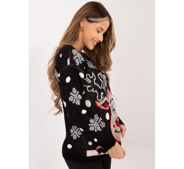 Sweter MI SW model 21795626 czarny - FPrice Sweter MI SW model 21795626 czarny - FPrice