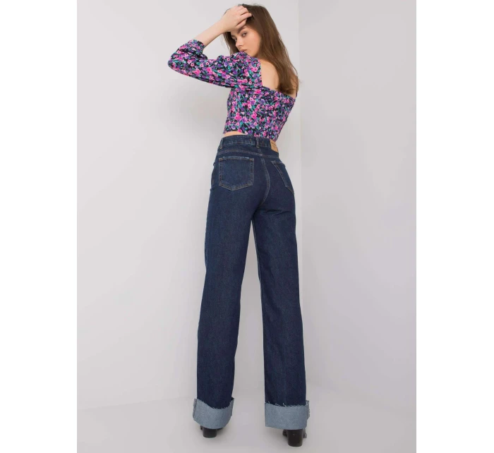 Džínové kalhoty MR SP 1325.46P tmavě modrá