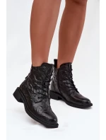 Dámské boty Artiker – zateplené z přírodní kůže, černé Dámské boty Artiker – zateplené z přírodní kůže, černé