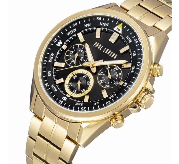 Pánské hodinky PAUL LORENS PL20009B-1D1 + BOX Pánské hodinky PAUL LORENS PL20009B-1D1 + BOX