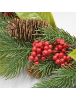 SLAVNOSTNÍ DEKORATIVNÍ GIRLANDA PU ZDOBENÁ 43CM