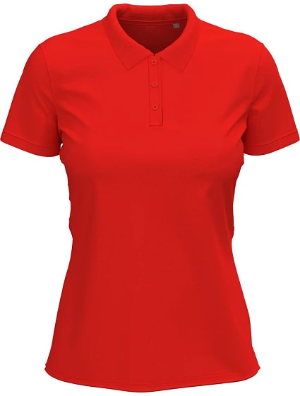 Stedman Stretch Polo Women Dámské elastické piqué polo z těžké bavlny 05.9740 scarlet red Stedman Stretch Polo Women Dámské elastické piqué polo z těžké bavlny 05.9740 scarlet red