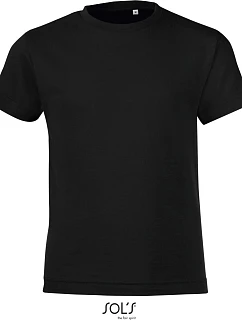 SOL'S Regent Fit Kids Dětské tričko 25.1183 black