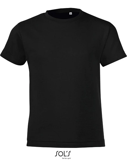 SOL'S Regent Fit Kids Dětské tričko 25.1183 black