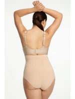 Julimex 441 bezešvé kalhotky s vysokým pasem barva:béžová