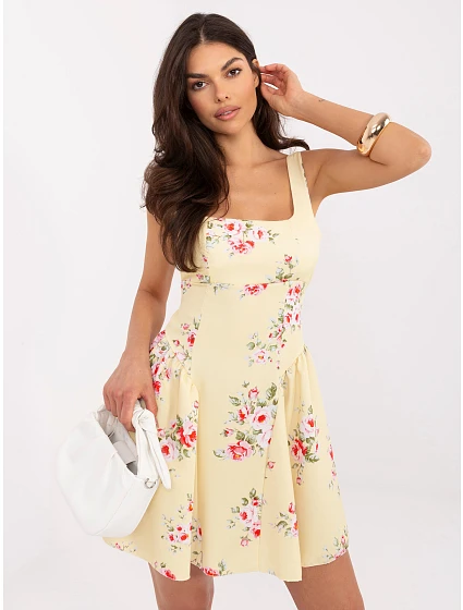 Šaty MI SK A3074.96 světle žluté