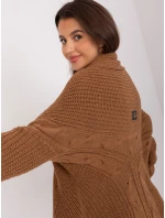 Kardigan TW SW BI model 18970074 brązowy - FPrice Kardigan TW SW BI model 18970074 brązowy - FPrice