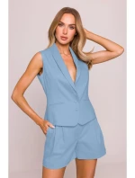 model 21136102 Džínová vesta světle modrá - Moe