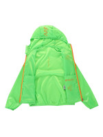 Dětská ultralehká bunda s impregnací ALPINE PRO BIKO neon green gecko