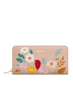 Dámská peněženka Vuch Nightie Nicci Flowers Beige Dámská peněženka Vuch Nightie Nicci Flowers Beige