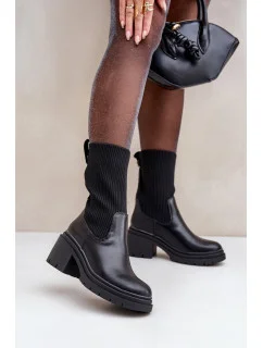 Boty na podpatku  model 204702 Step in style