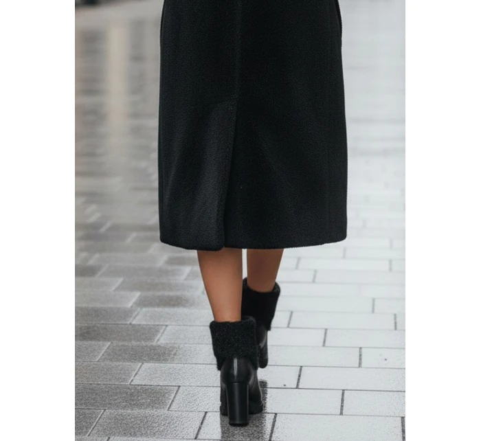 Dámské černé boty na podpatku FashionStreet ZY1311