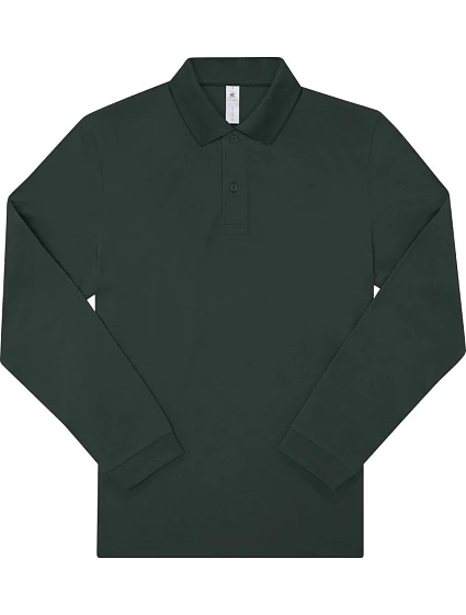 B&C My Polo 180 LSL Piqué polo s dlouhým rukávem 01.U425 dark forest B&C My Polo 180 LSL Piqué polo s dlouhým rukávem 01.U425 dark forest