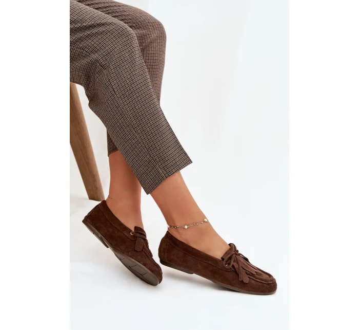 Dámské Mokasíny S A Hnědé model 21919468 - Boto Dámské Mokasíny S A Hnědé model 21919468 - Boto