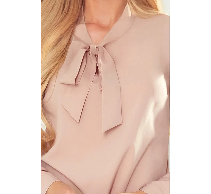 Béžová dámská halenka 140-16 - Numoco Béžová dámská halenka 140-16 - Numoco