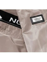 Tenká dámská bunda v barvě s ozdobnou lemovkou model 18019118 - S'WEST Tenká dámská bunda v barvě s ozdobnou lemovkou model 18019118 - S'WEST