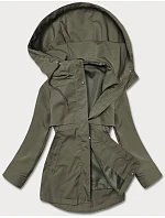 Tenká dámská bunda v khaki barvě s podšívkou model 22090149 - S'WEST